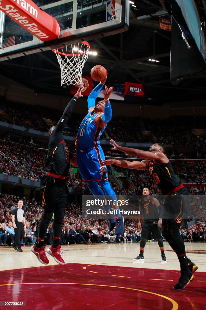 Oklahoma City Thunder v Cleveland Cavaliers