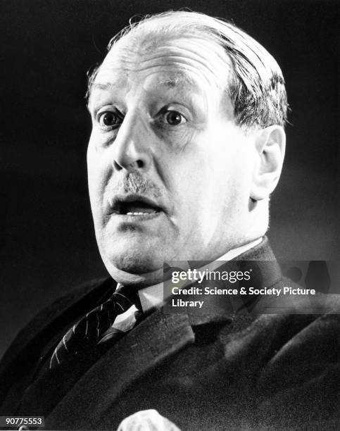 Man gasping with surprise, c 1940s.