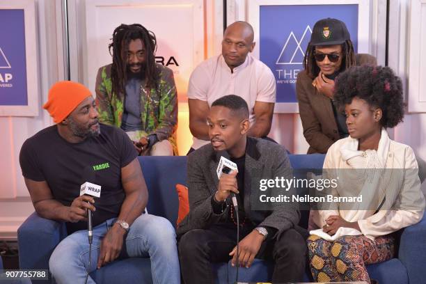 The cast of 'Yardie' attends the Acura Studio at Sundance Film Festival 2018 on January 20, 2018 in Park City, Utah.