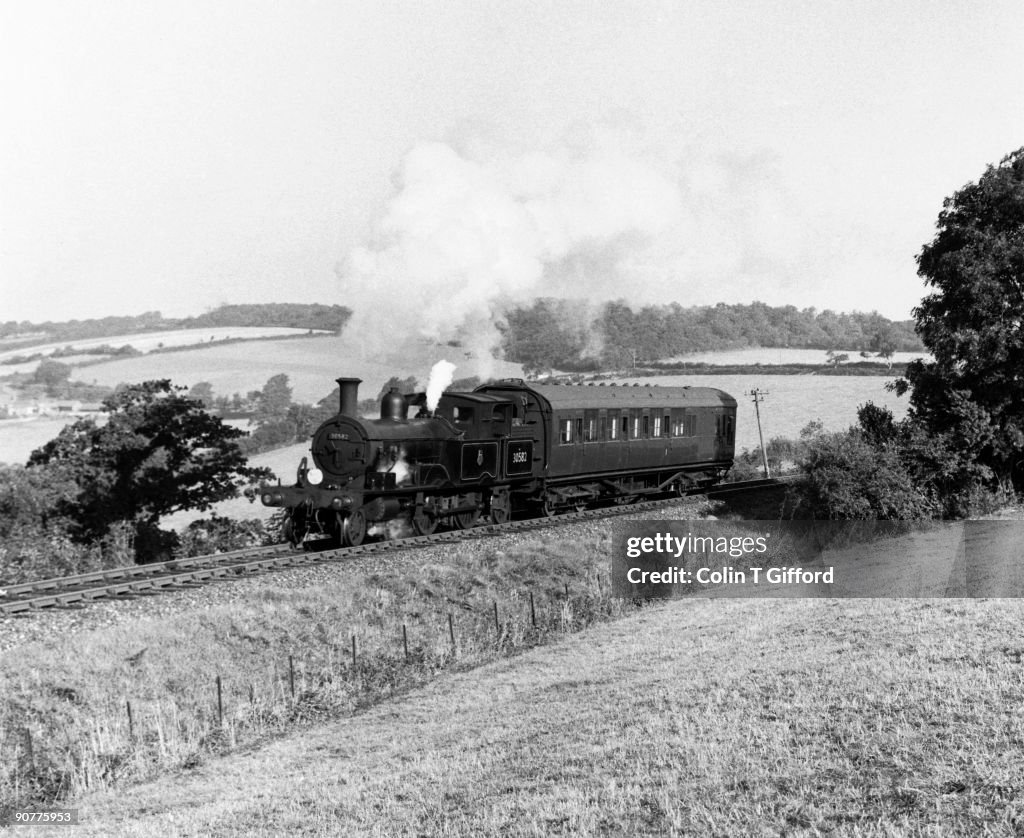 The Axminster-Lyme Regis branch train, 8 September 1959.