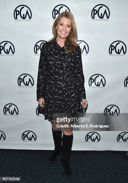 Producer Deborah Snyder attends the 29th Annual Producers Guild Awards Nominees Breakfast at the Saban Theater on January 20, 2018 in Los Angeles,...