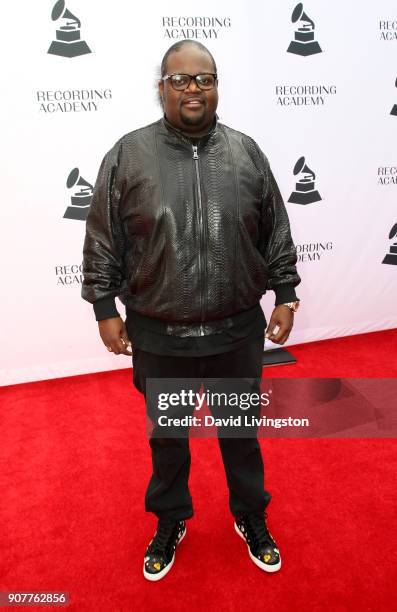 Songwriter Poo Bear attends the GRAMMY nominee reception honoring 60th Annual GRAMMY Awards nominees at Fig & Olive on January 20, 2018 in West...