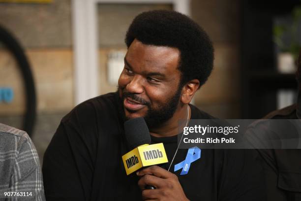 Actor Craig Robinson of 'An Evening With Beverly Luff Linn' attends The IMDb Studio and The IMDb Show on Location at The Sundance Film Festival on...