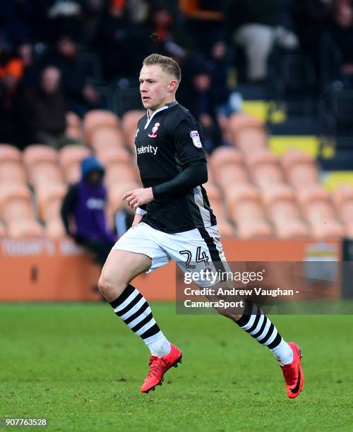 Lincoln City's Danny Rowe during the Sky Bet League Two match between Barnet and Lincoln City at The Hive on January 20, 2018 in Barnet, England.