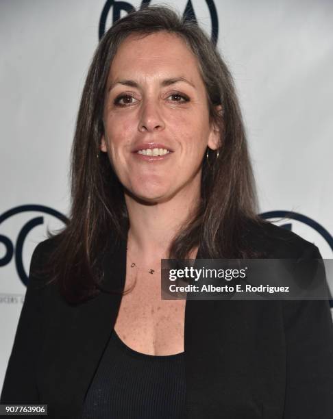 Producer Emma Thomas attends the 29th Annual Producers Guild Awards Nominees Breakfast at the Saban Theater on January 20, 2018 in Los Angeles,...