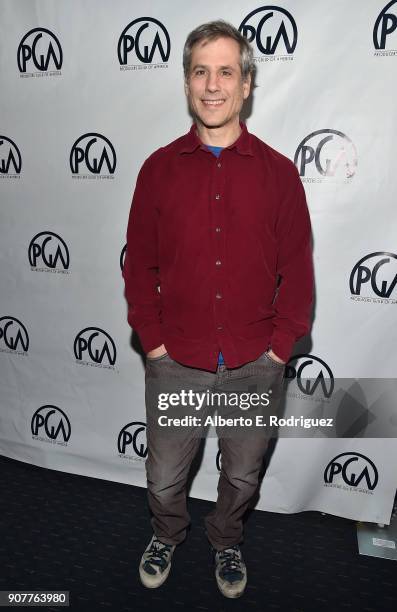 Producer Barry Mendel attends the 29th Annual Producers Guild Awards Nominees Breakfast at the Saban Theater on January 20, 2018 in Los Angeles,...