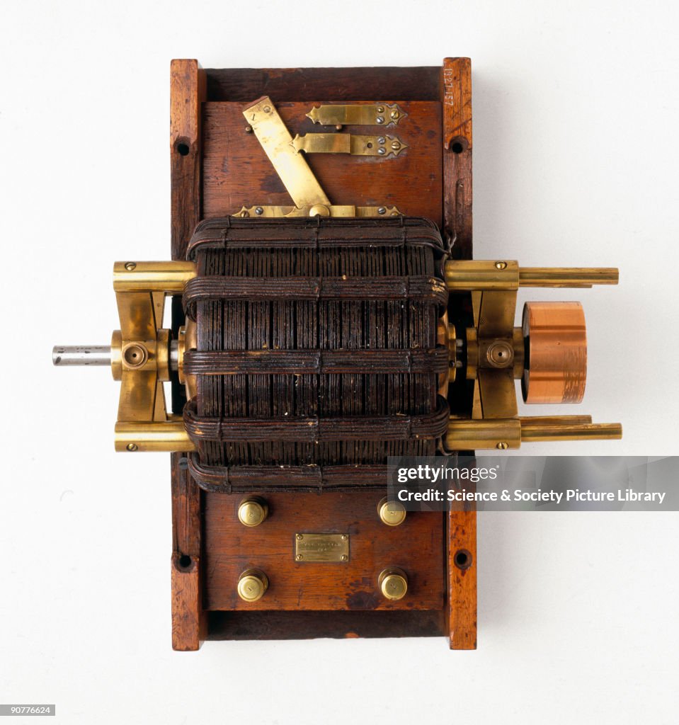 First Tesla Engine Nikola Tesla Electric Motor Nikola Tesla Invention | Print Of 1888
