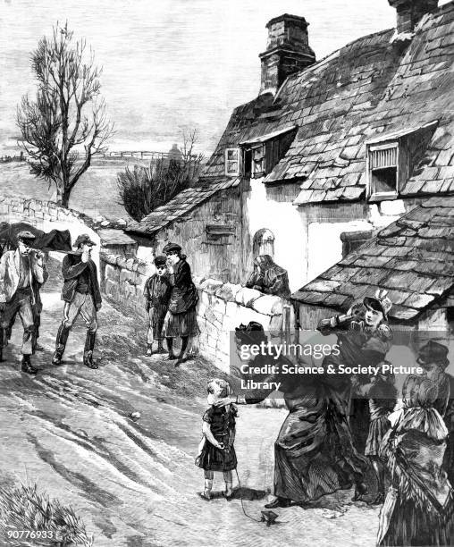 Plate taken from the �Illustrated London News�. The Ebbw Vale Co. Sank the Llanerch in 1858 when it was originally called Cwmnantddu; this name was...