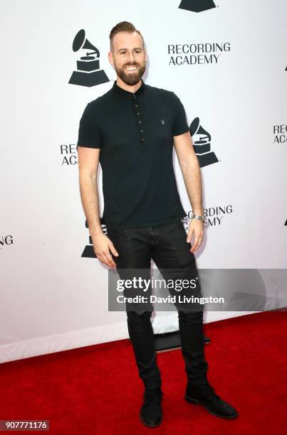 Director Brandon Bonfiglio attends the GRAMMY nominee reception honoring 60th Annual GRAMMY Awards nominees at Fig & Olive on January 20, 2018 in...