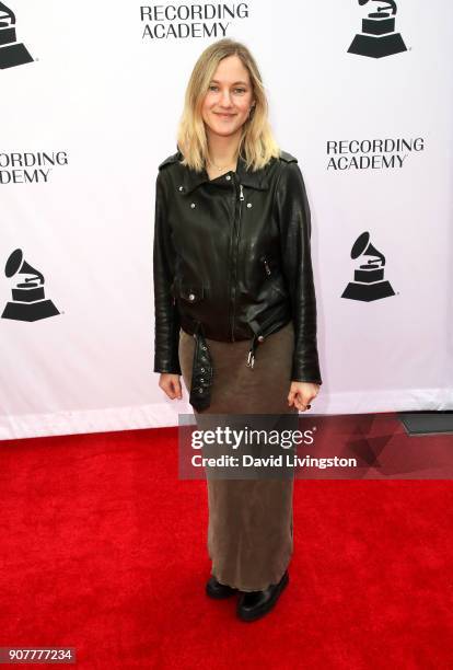 Elizabeth Newman attends the GRAMMY nominee reception honoring 60th Annual GRAMMY Awards nominees at Fig & Olive on January 20, 2018 in West...