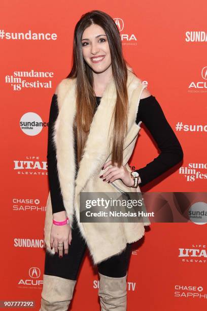 Actor Madison David attends "The Tale" Premiere during 2018 Sundance Film Festival at Eccles Center Theatre on January 20, 2018 in Park City, Utah.