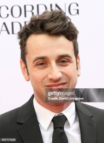 Composer Justin Hurwitz attends the GRAMMY nominee reception honoring 60th Annual GRAMMY Awards nominees at Fig & Olive on January 20, 2018 in West...