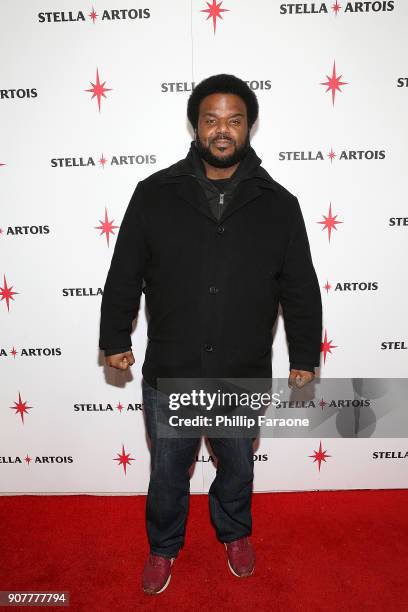 Actor Craig Robinson attends a live Q&A with the cast of An Evening with Beverly Luff Linn hosted by Stella Artois and Deadline.com at Café Artois...