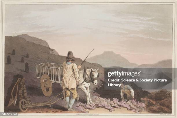 Hand-coloured aquatint by Robert Havell after George Walker from �The Costume of Yorkshire� by George Walker, published 1814 by Robinson & Son of...