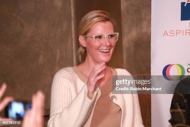 Chef Sandra Lee speaks at the 2018 Creative Coalition Leading Women's Luncheon Presented By Aspiriant during Sunfance 2018 on January 20, 2018 in...