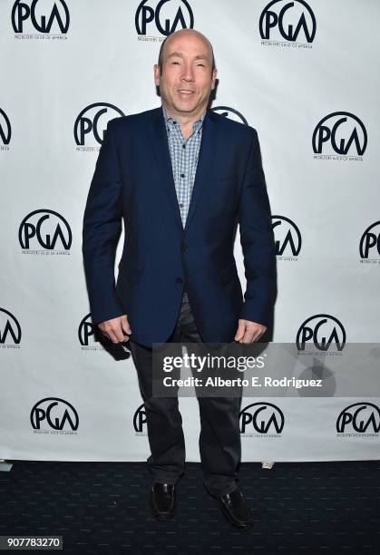 Producer J. Miles Dale attends the 29th Annual Producers Guild Awards Nominees Breakfast at the Saban Theater on January 20, 2018 in Los Angeles,...