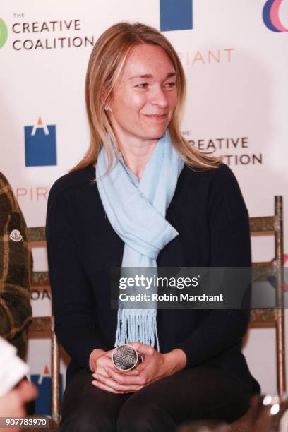 Producer Celine Rattray attends the 2018 Creative Coalition Leading Women's Luncheon Presented By Aspiriant during Sunfance 2018 on January 20, 2018...