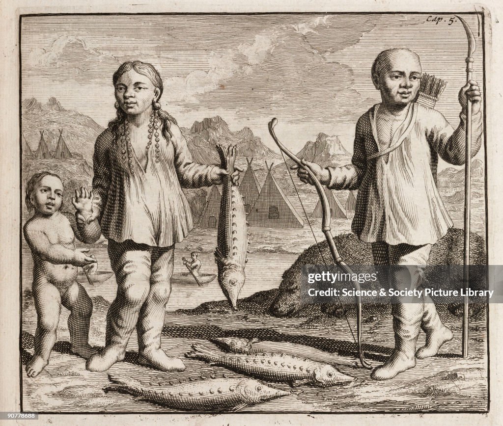 Siberian family, c 1700.