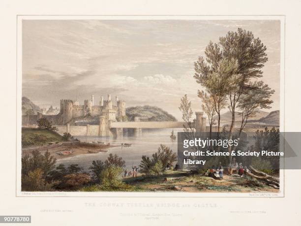 The Conwy Tubular Bridge, which was built in 1849, was designed by Robert Stephenson as part of the Chester to Holyhead Railway. The main span of the...