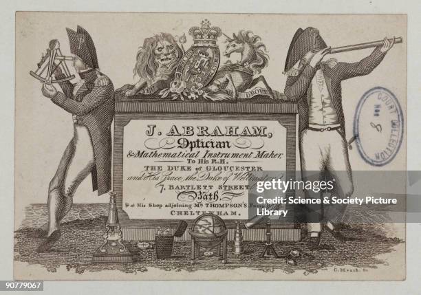 Abraham was optician and mathematical instrument maker to the Duke of Gloucester and the Duke of Wellington. Abraham�s premises were at 7 Bartlett...