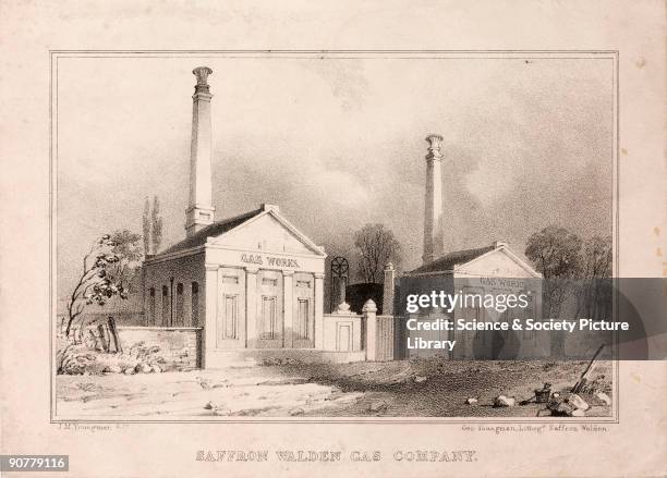 Lithograph by George Youngman after J M Youngman. From a collection of prints and books documenting the early history of the gas industry amassed by...