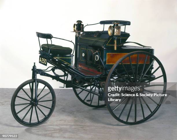 Designed by German engineer Karl Benz , this car was one of the first in the world to be put into production , and it is believed to be the oldest...