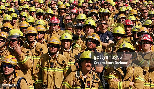 Firefighter Rally Cfa Firefighters Photos and Premium High Res Pictures - Getty Images