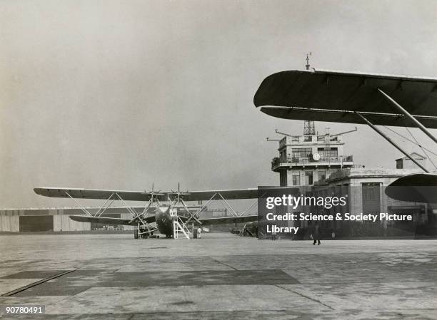 This aircraft was wrecked in a forced landing in Devon in 1939. The Handley Page HP42 was the most famous Imperial Airways airliner of the period. It...