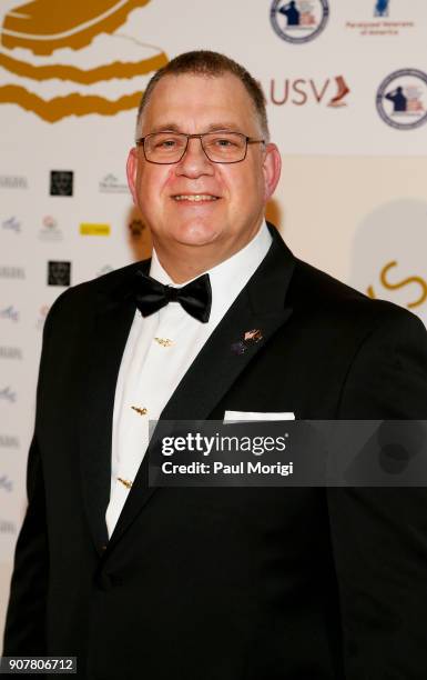 Steven D. Vincent, Honoree, Senior Business Development Manager, tiag, arrives at the 3rd Annual Vetty Awards at The Mayflower Hotel on January 20,...