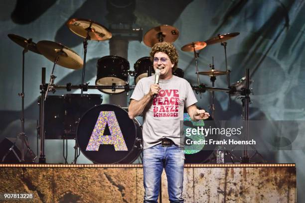 German comedian Atze Schroeder performs live during his show at the Tempodrom on January 20, 2018 in Berlin, Germany.