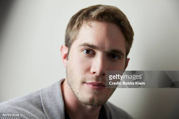 Blake Jenner from the fim 'American Animals' poses for a portrait at the YouTube x Getty Images Portrait Studio at 2018 Sundance Film Festival on...