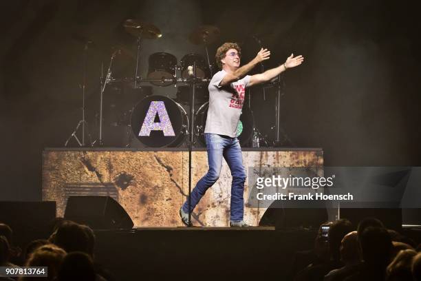 German comedian Atze Schroeder performs live during his show at the Tempodrom on January 20, 2018 in Berlin, Germany.