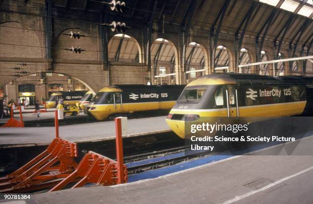 Photograph of High Speed Trains by a National Railway Museum photographer.