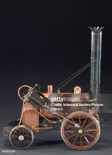 The locomotive represented by this model was designed by Robert Stephenson and George Stephenson . It became famous after winning Rainhill Trials, a...