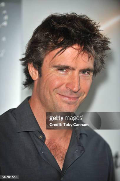 Jack Davenport poses for a picture at the Disney - ABC Television Group's "Flashforward" red carpet event held at the Arclight Cinema on September...