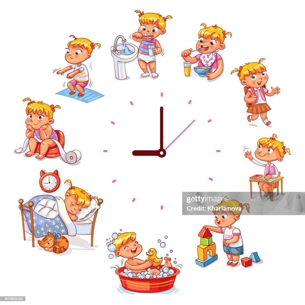Daily Routine Watch Png Daily Routine With Simple Watches High-Res Vector Graphic - Getty Images