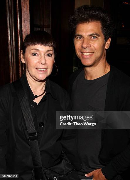 Photographer Roxanne Lowit attends the AnOther Magazine and Hudson Jeans Dinner at The Jane Hotel on September 14, 2009 in New York City.