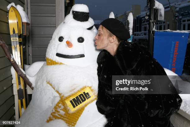 Actor Chloe Sevigny of 'Lizzie' attends The IMDb Studio and The IMDb Show on Location at The Sundance Film Festival on January 20, 2018 in Park City,...