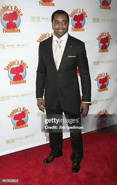 Curtis Martin attends Cocktails with a Cause benefitting Sophie's Voice Foundation at the Hearst Tower on September 14, 2009 in New York City.