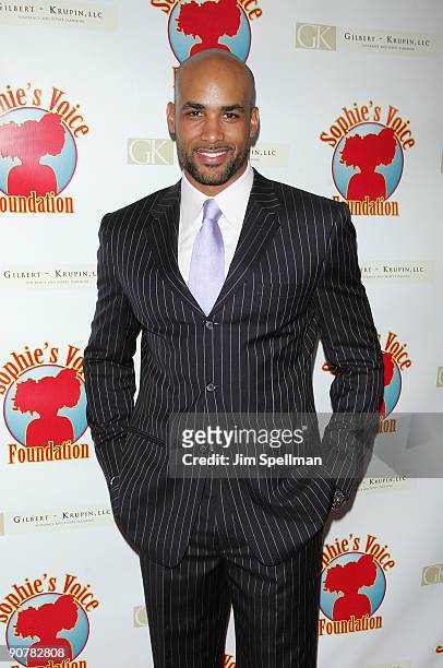 Boris Kodjoe attends Cocktails with a Cause benefitting Sophie's Voice Foundation at the Hearst Tower on September 14, 2009 in New York City.