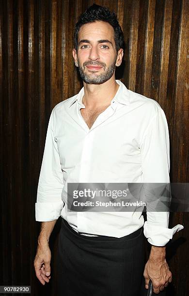 Designer Marc Jacobs attends Lady Gaga and the launch of V61 hosted by V Magazine, Marc Jacobs and Belvedere Vodka on September 14, 2009 in New York...