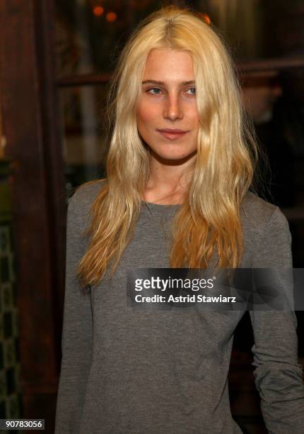 Model Dree Hemingway attends the AnOther Magazine and Hudson Jeans Dinner at The Jane Hotel on September 14, 2009 in New York, New York.