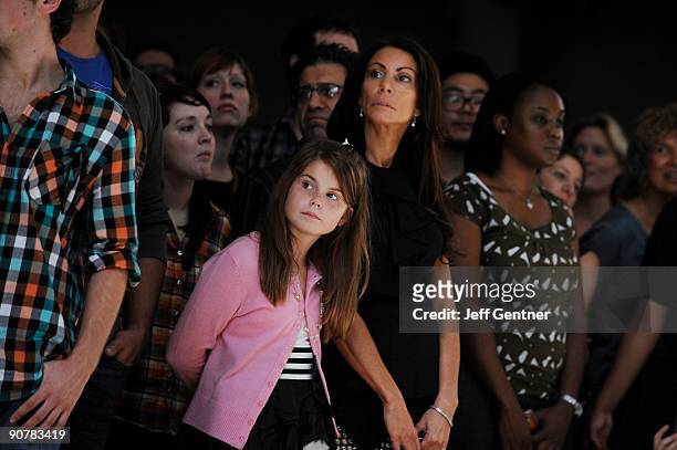 Danielle Staub of The Real Housewives of New Jersey and her daughter Jillian Staub attend STYLE360's Rebecca Minkoff Spring 2010 presentation at the...