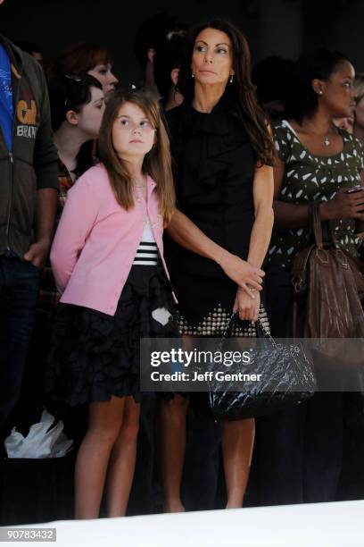 Danielle Staub of The Real Housewives of New Jersey and her daughter Jillian Staub attend STYLE360's Rebecca Minkoff Spring 2010 presentation at the...