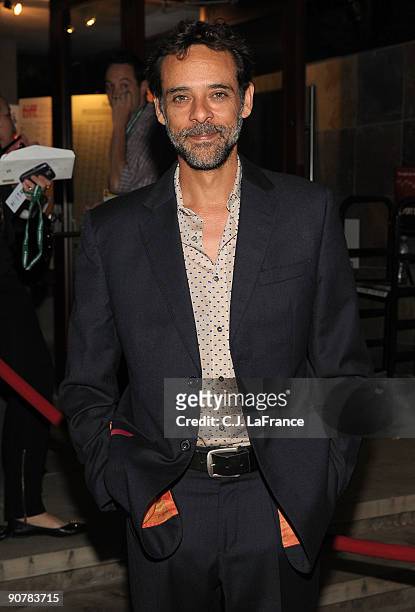 Actor Alexander Siddig arrives at the "A Single Man" screening during the 2009 Toronto International Film Festival held at the Isabel Bader Theatre...