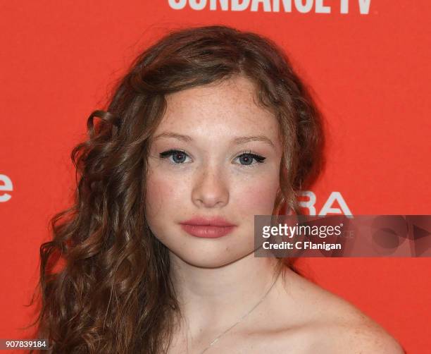 Actor Zoe Margaret Colletti attends the 'Wildlife' Premiere during the 2018 Sundance Film Festival at Eccles Center Theatre on January 20, 2018 in...