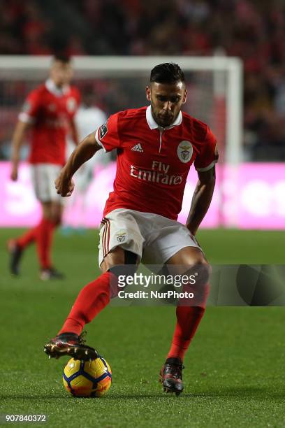 Benficas forward Toto Salvio from Argentina during the Premier League 2017/18 match between SL Benfica v GD Chaves, at Luz Stadium in Lisbon on...