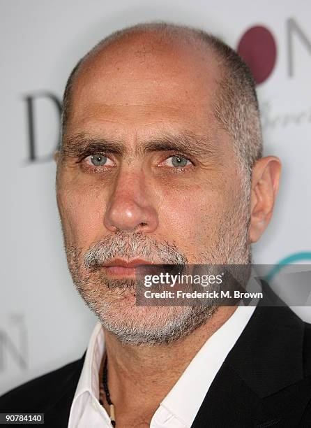 Director Guillermo Arriaga attends the "The Burning Plain" film premiere at Bond Street Thompson Beverly Hills on September 14, 2009 in Beverly...