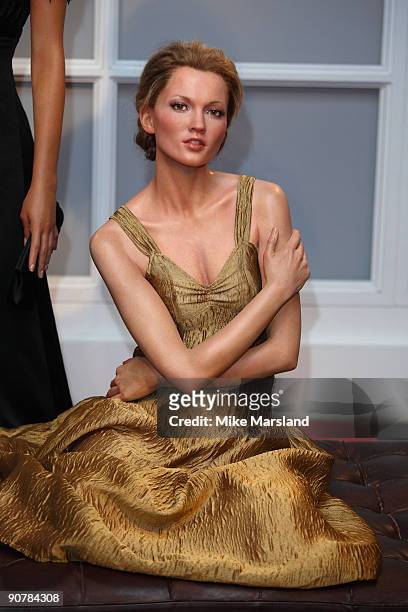 Kate Moss waxwork is unveiled to celebrate the start of London Fashion Week at Madame Tussauds on September 15, 2009 in London, England.