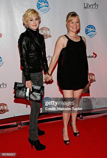 Actresses Charlotte Sullivan and Kristin Booth arrives at the "Glorious 39" screening after party during the 2009 Toronto International Film Festival...